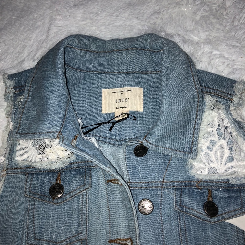 Junior Blue Jean Vest by Iris - Picture 3 of 7